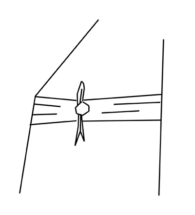 position of upper belt